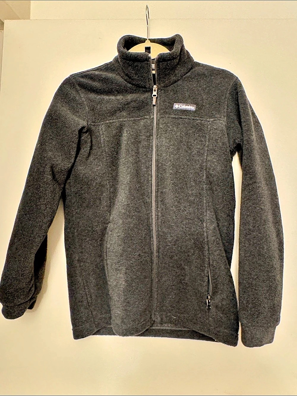Columbia Benton Springs Full-Zip Fleece Jacket Gray Large